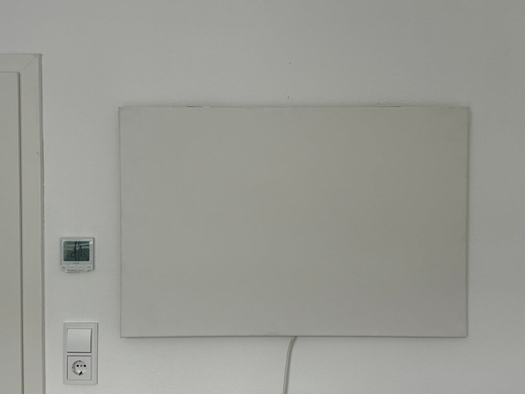 Photonenheizung Leinwandheizung im Auslieferungszustand, plain, unbemalt